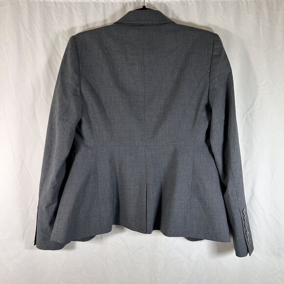 The Limited Blazer Women's 4 Grey 2 Button Front Polyester Suit Jacket - Picture 7 of 9
